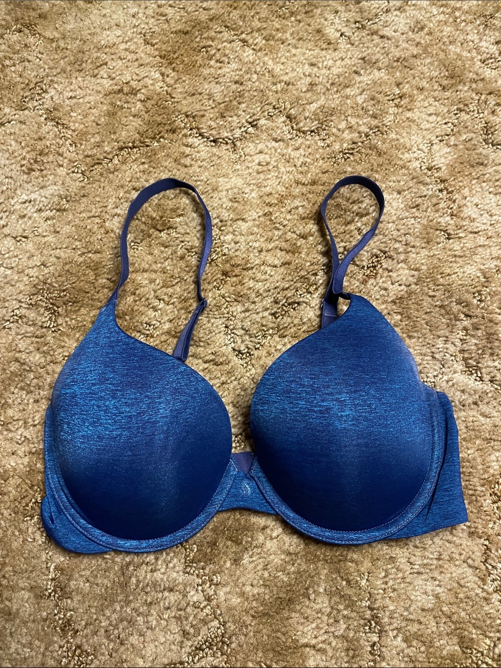 Victoria’s Secret Blue Padded Perfect Coverage Bra‎ Size 34D